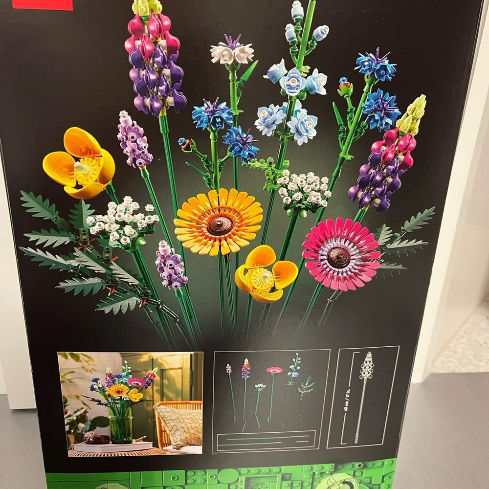 LEGO Icon Botanical Collection Wildflower Bouquet 10313 939Pieces 18+ NIB Sealed